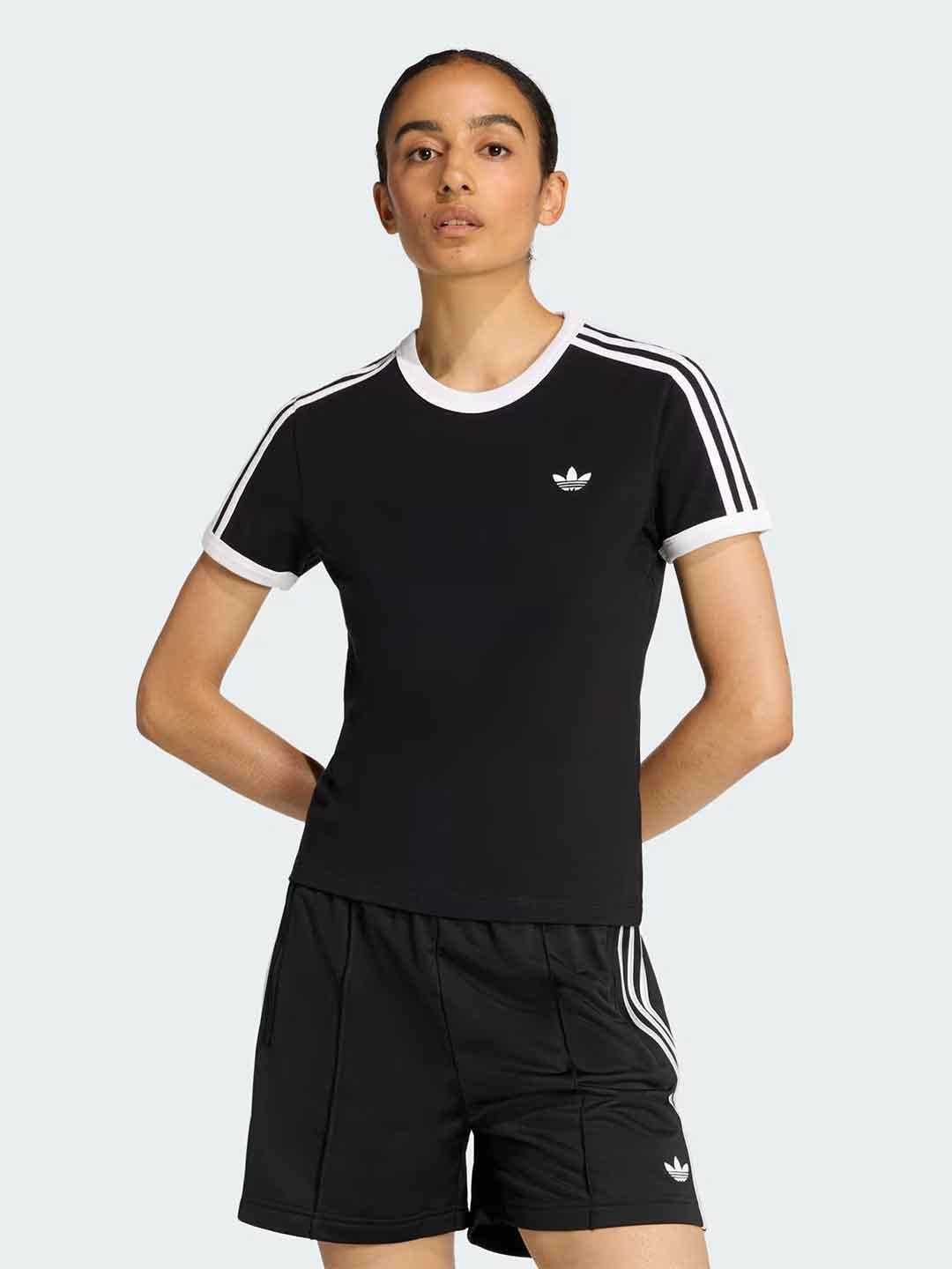 Adidas t-shirt nero e bianco