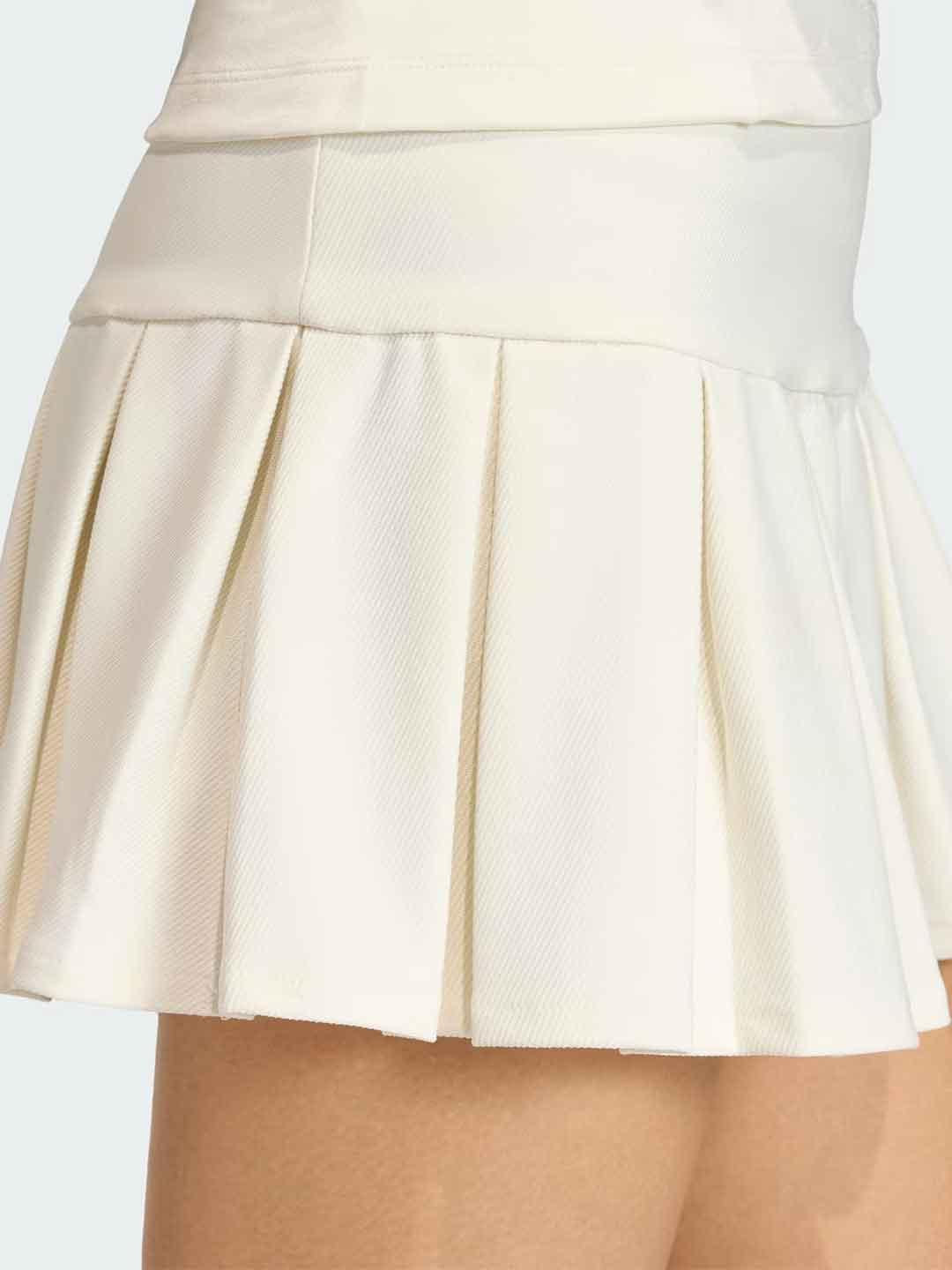Adidas gonna bianco corta
