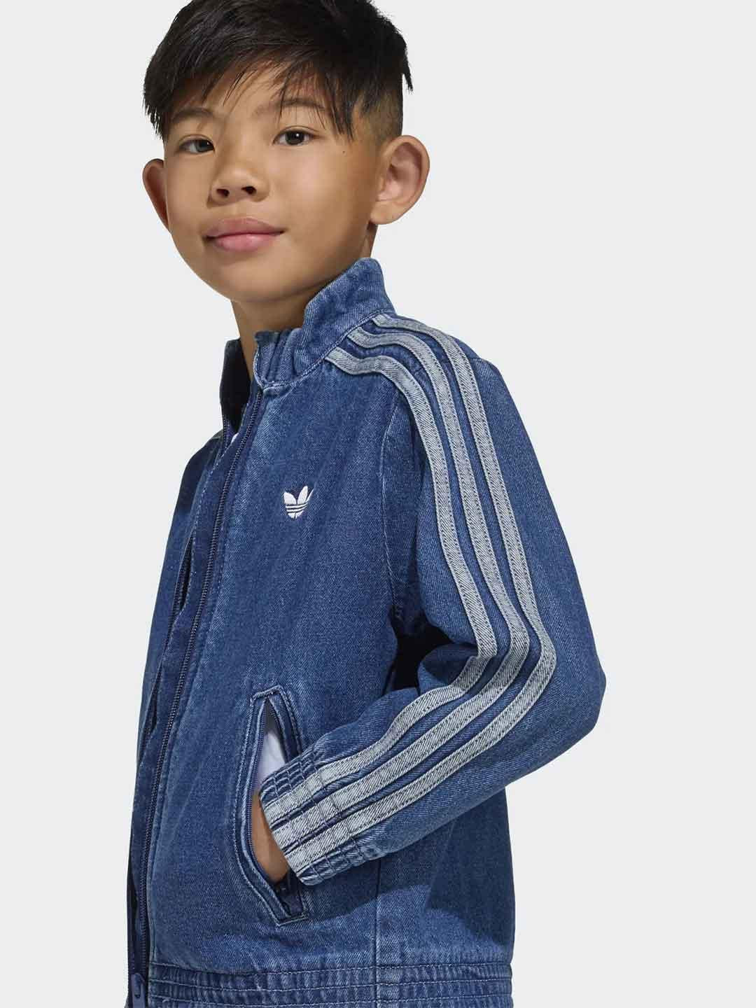 Adidas Firebird felpa kids in jeans