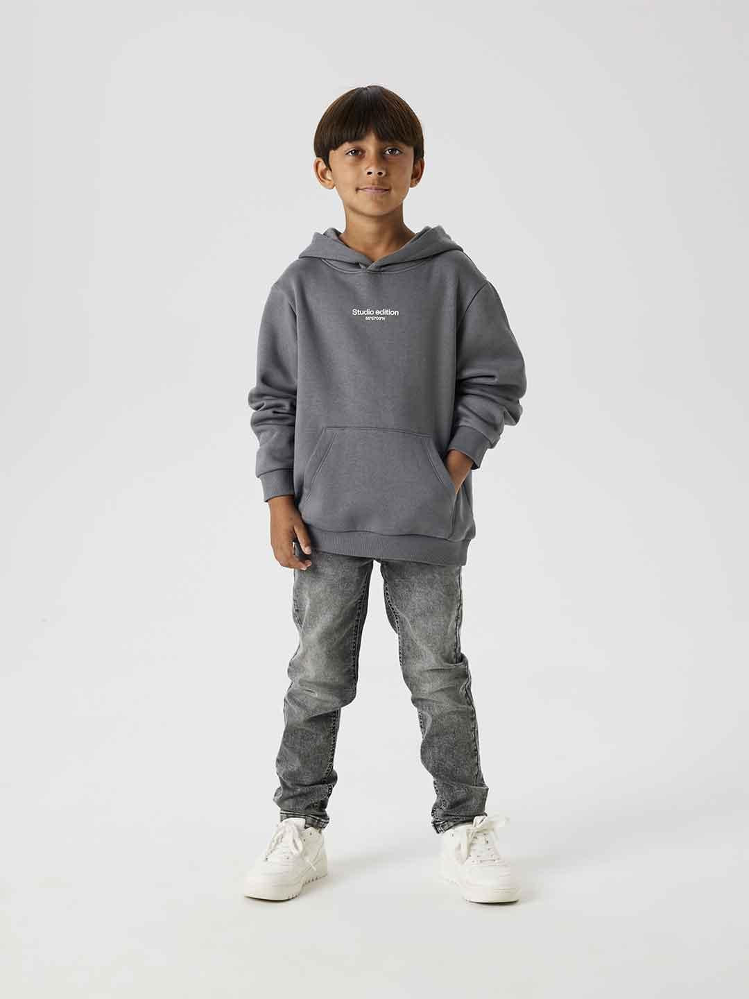 Name It felpa kids grigio Studio Edition