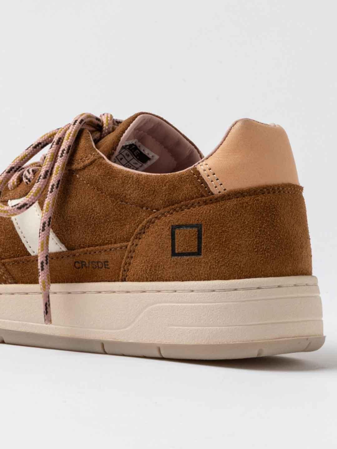 D.A.T.E. Court 2.0 Suede sneakers cuoio