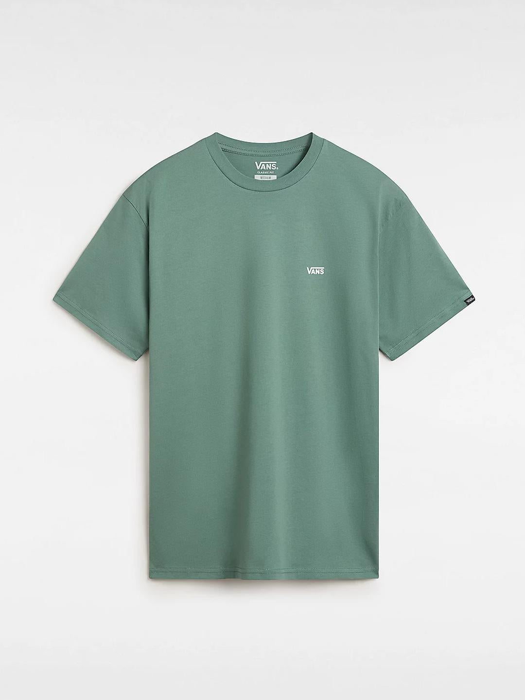 Vans Left Chest t-shirt verde con logo bianco