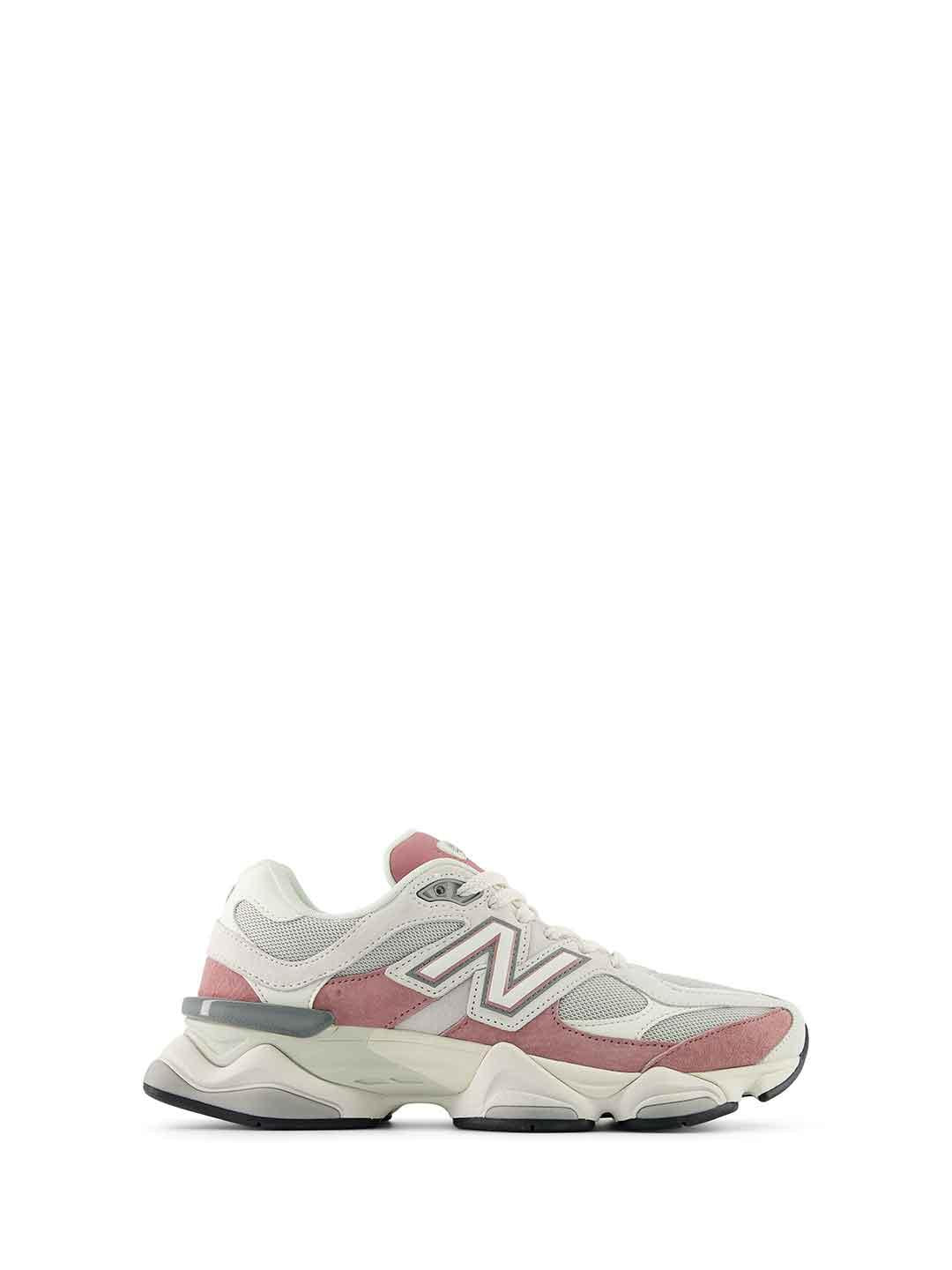 New Balance 9060 sneakers bianco e rosa