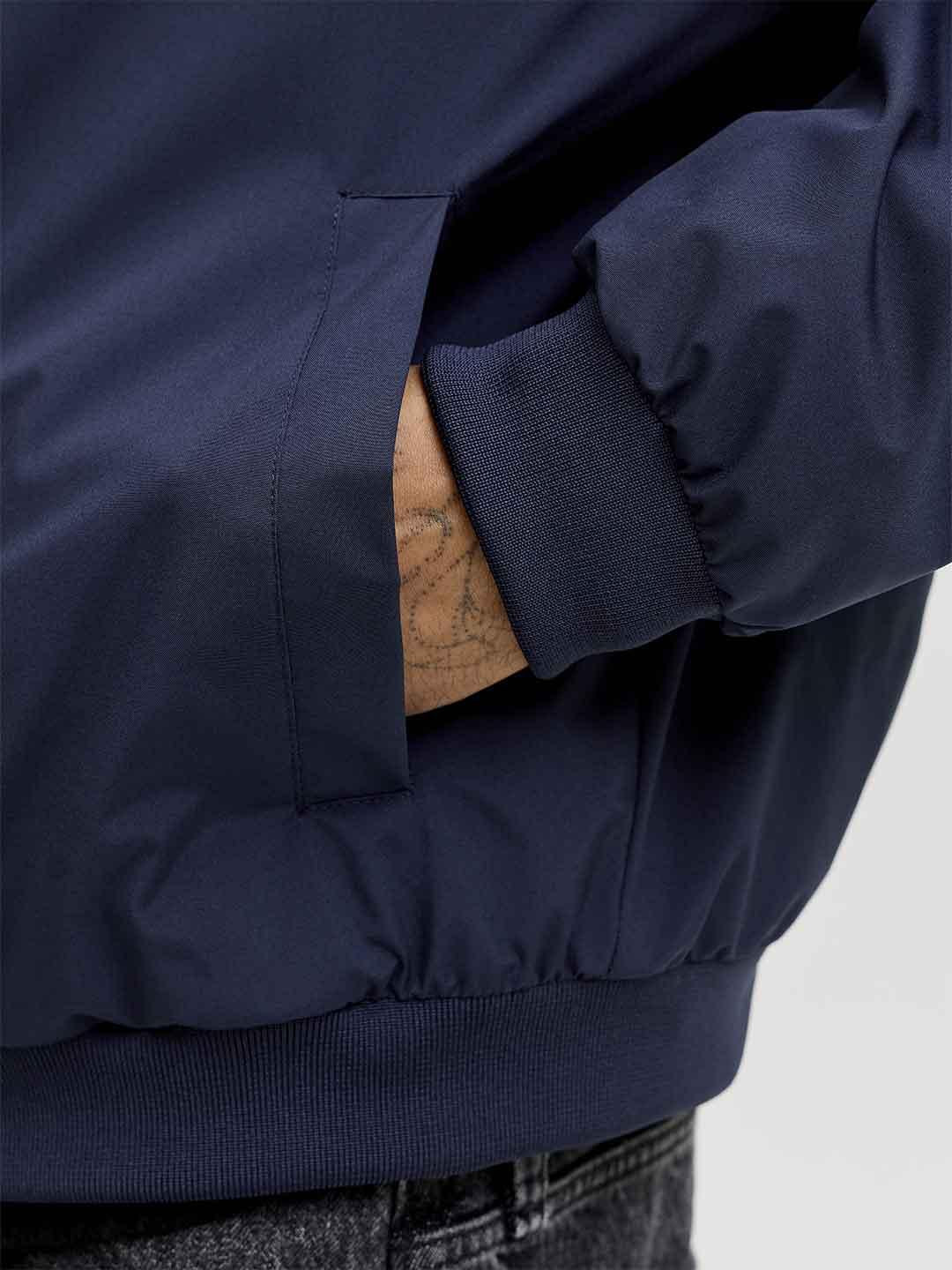 Jack & Jones giubbino blu a bomber