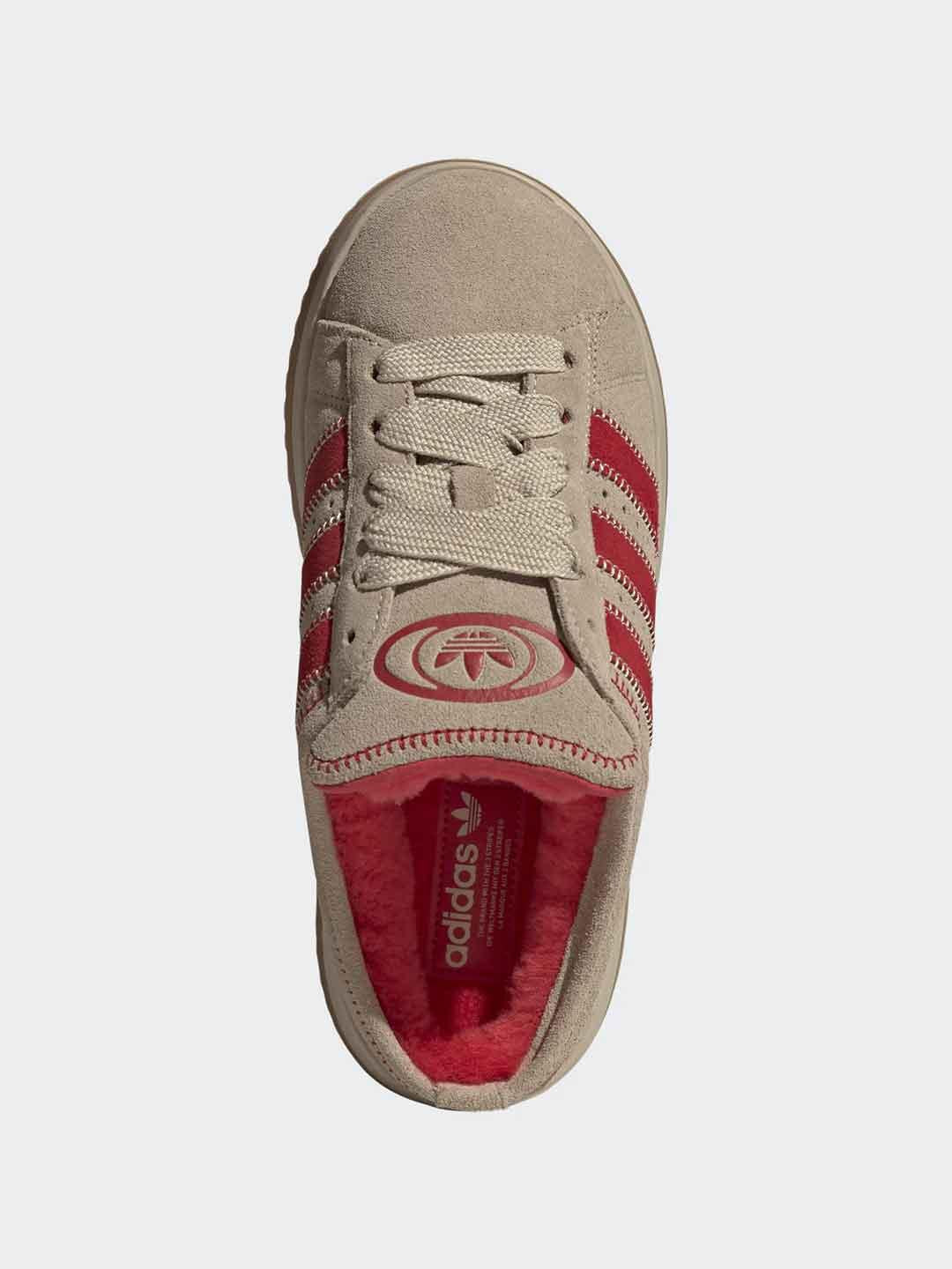 Adidas Campus 00 sabot beige con pelliccia