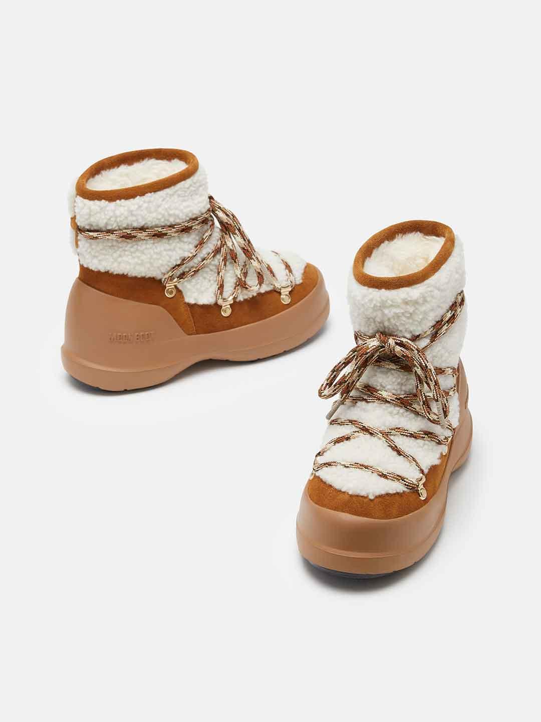 Moon Boot Luna stivale cuoio