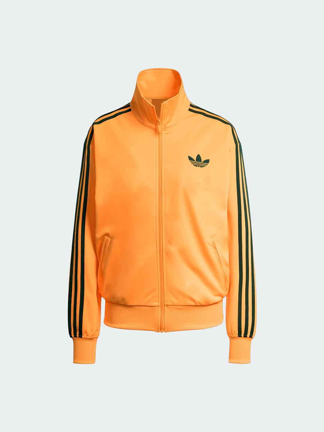 Adidas Adicolor felpa arancio con zip