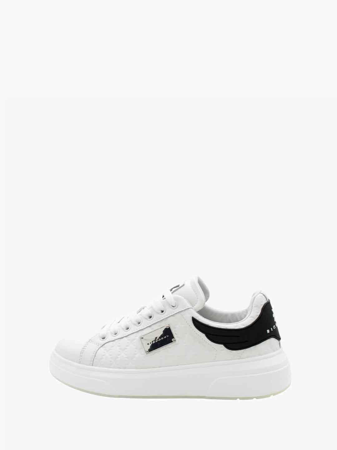John Richmond 29105 CPA sneakers bianco con placca