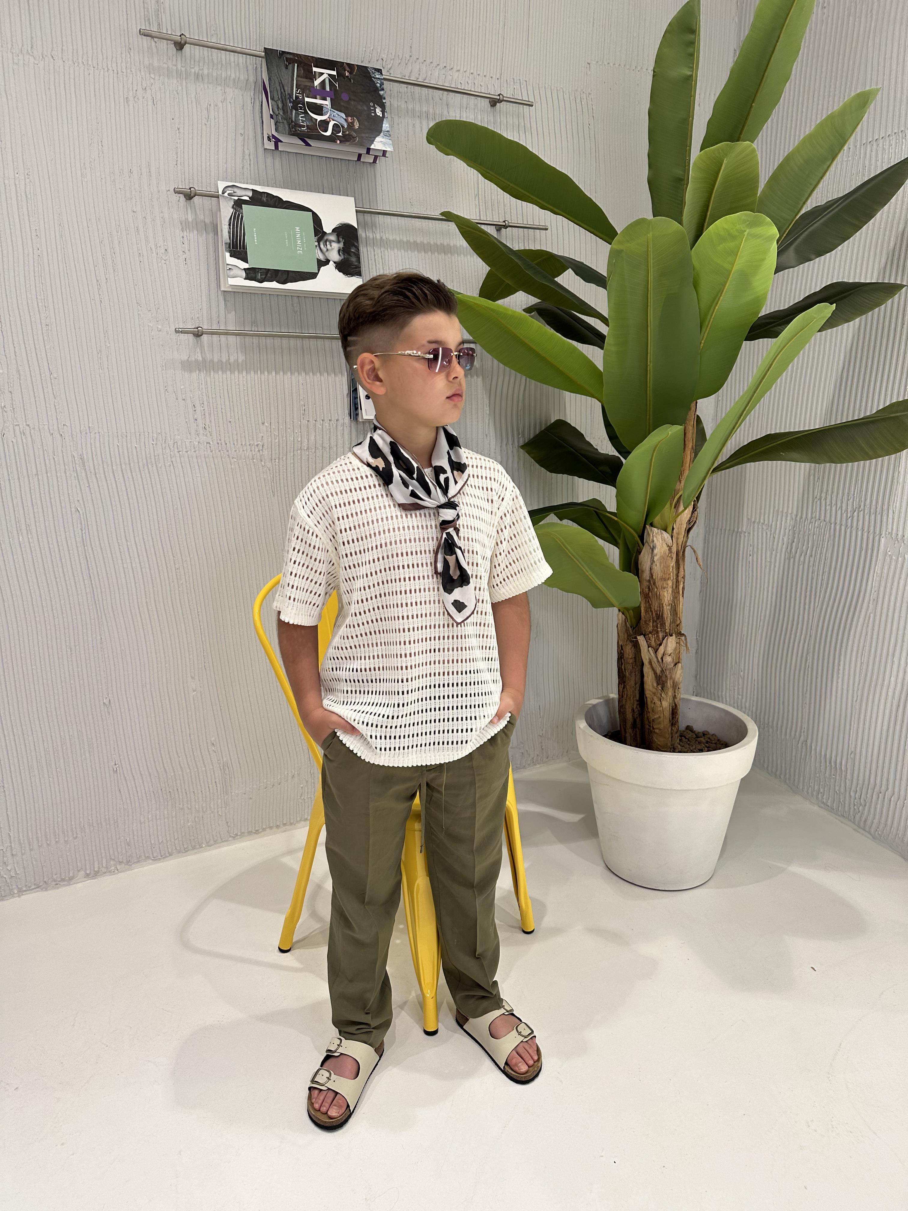 I'm Brian pantaloni kids verde