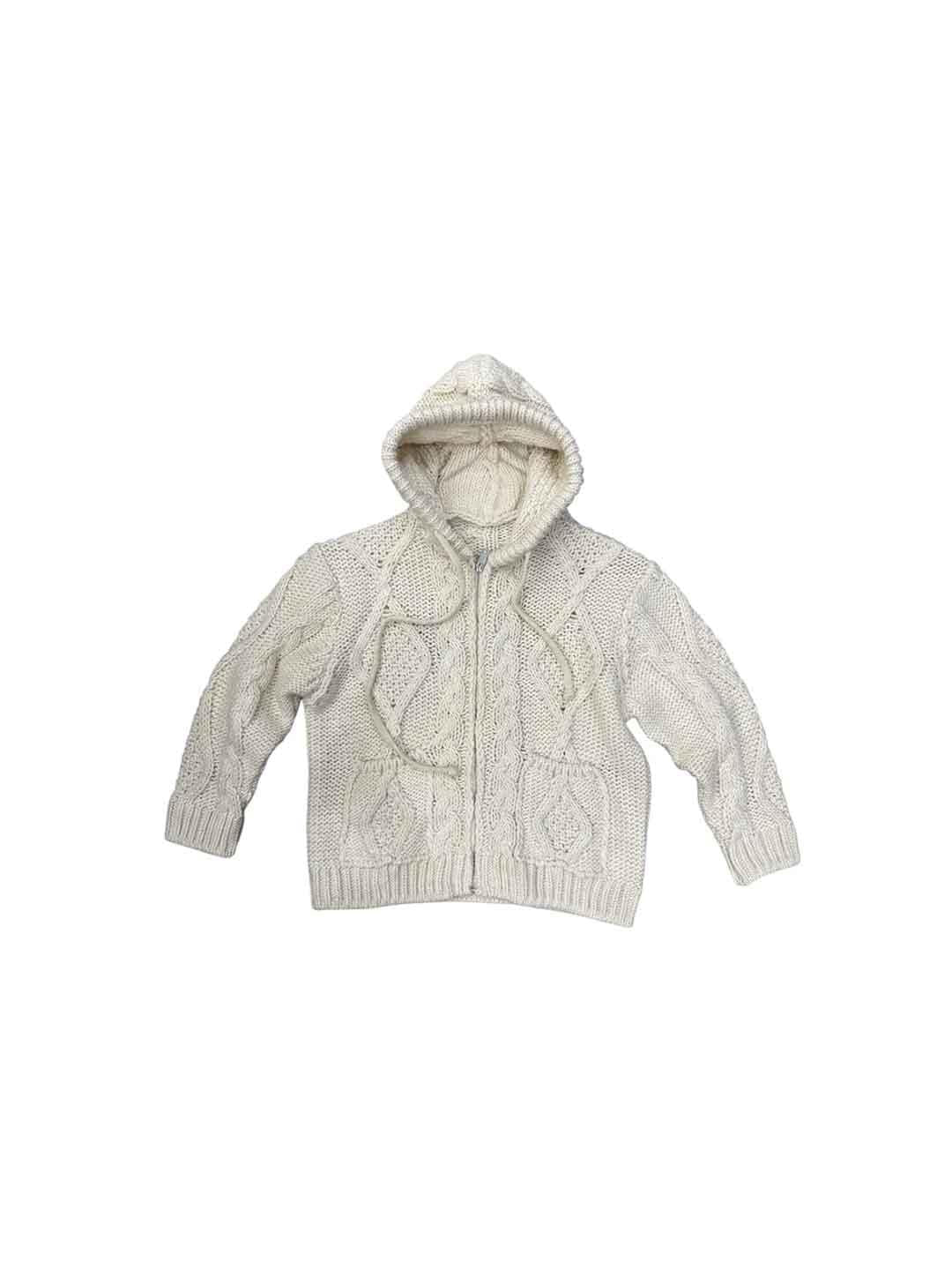 I'm Brian cardigan kids panna con zip