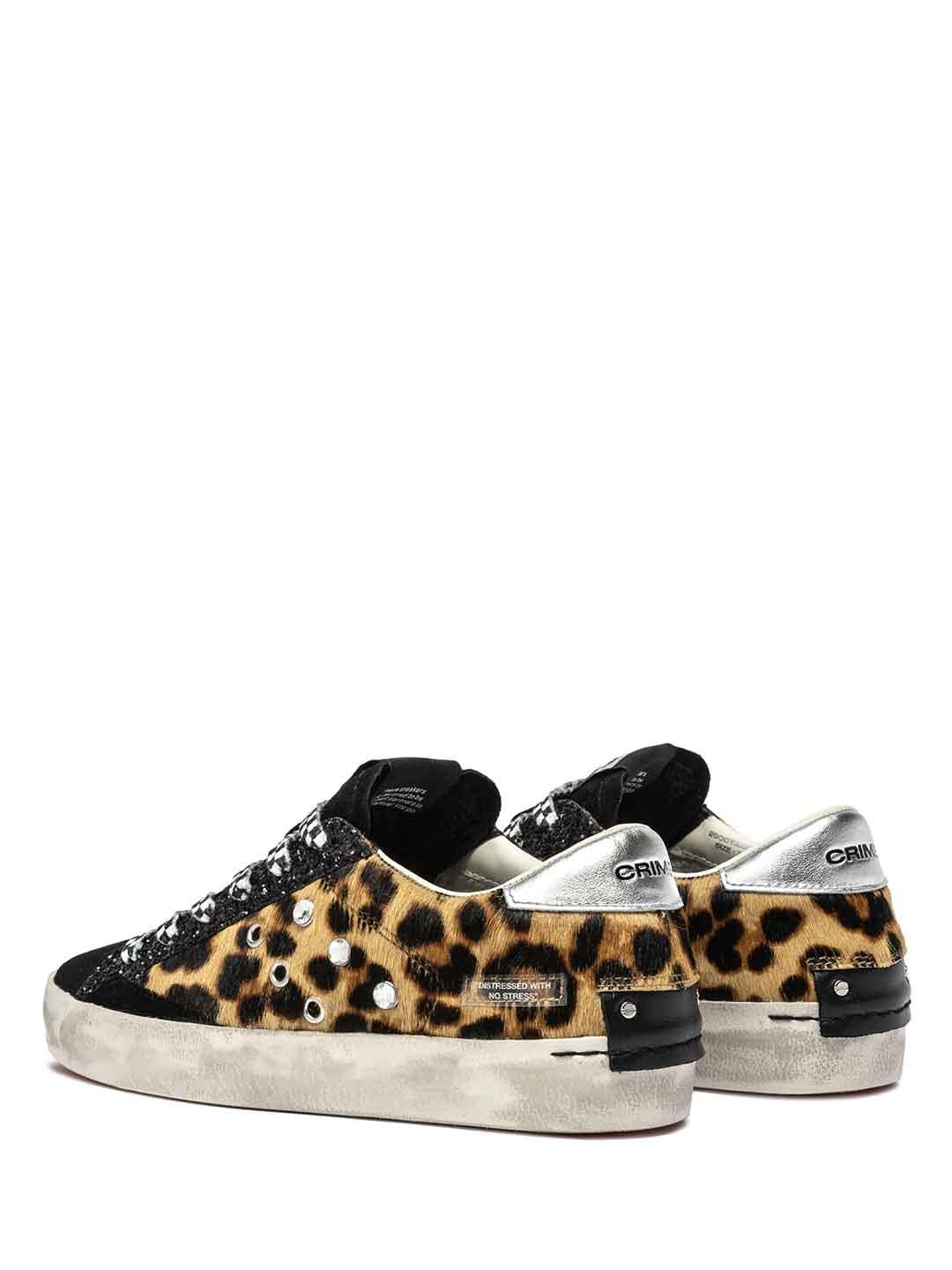Crime Distressed sneakers maculato