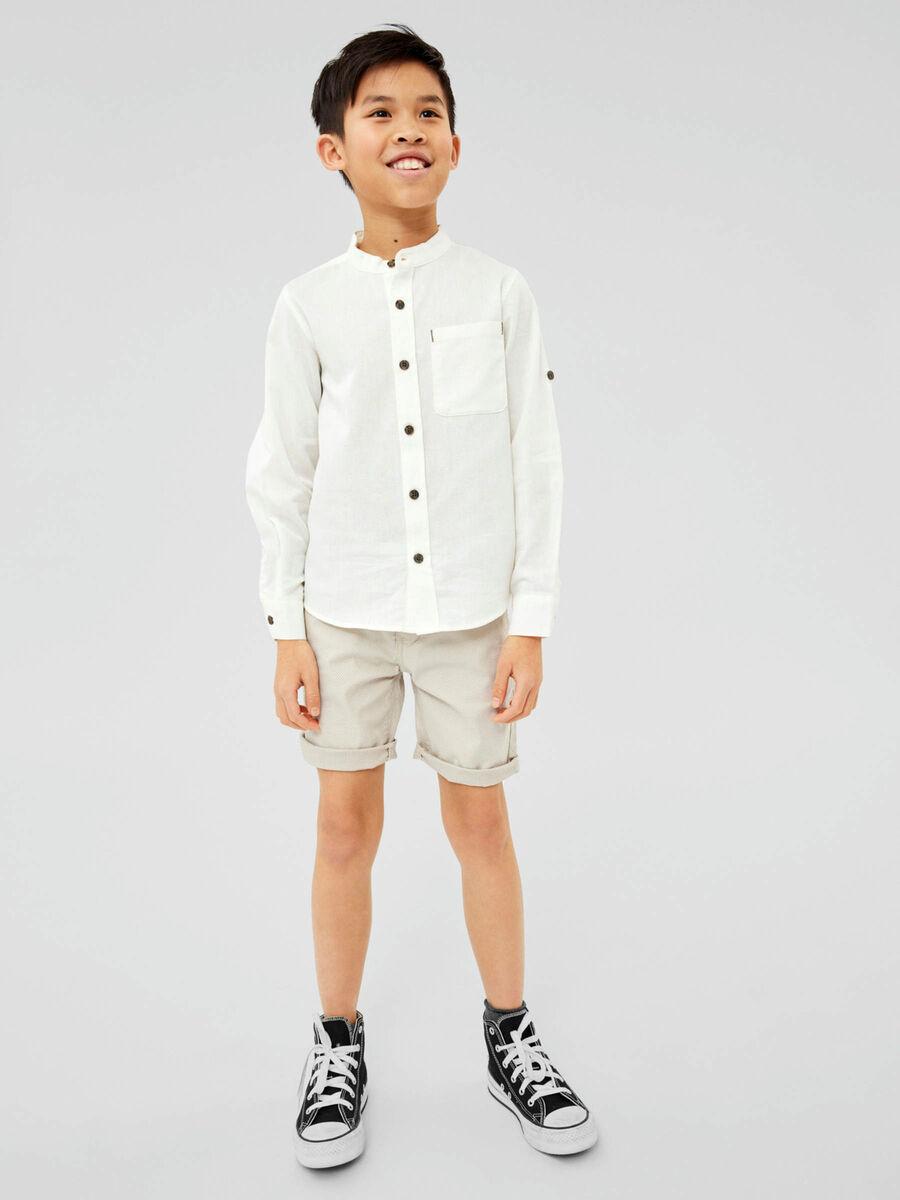 Name It kids camicia bianca a maniche lunghe