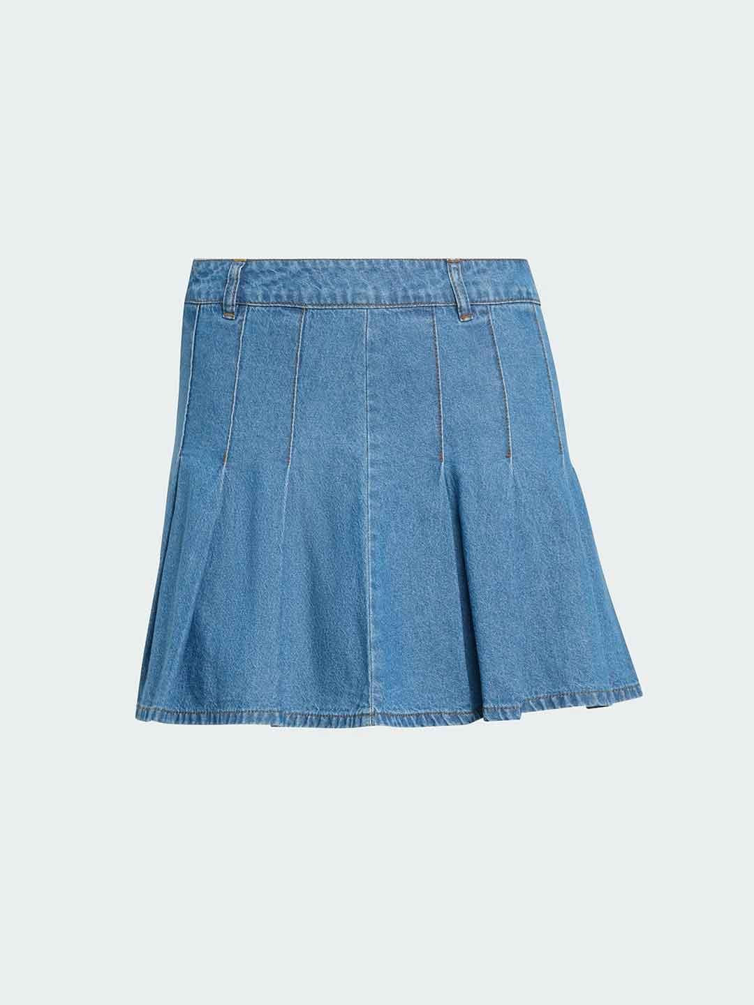 Adidas gonna in jeans corta