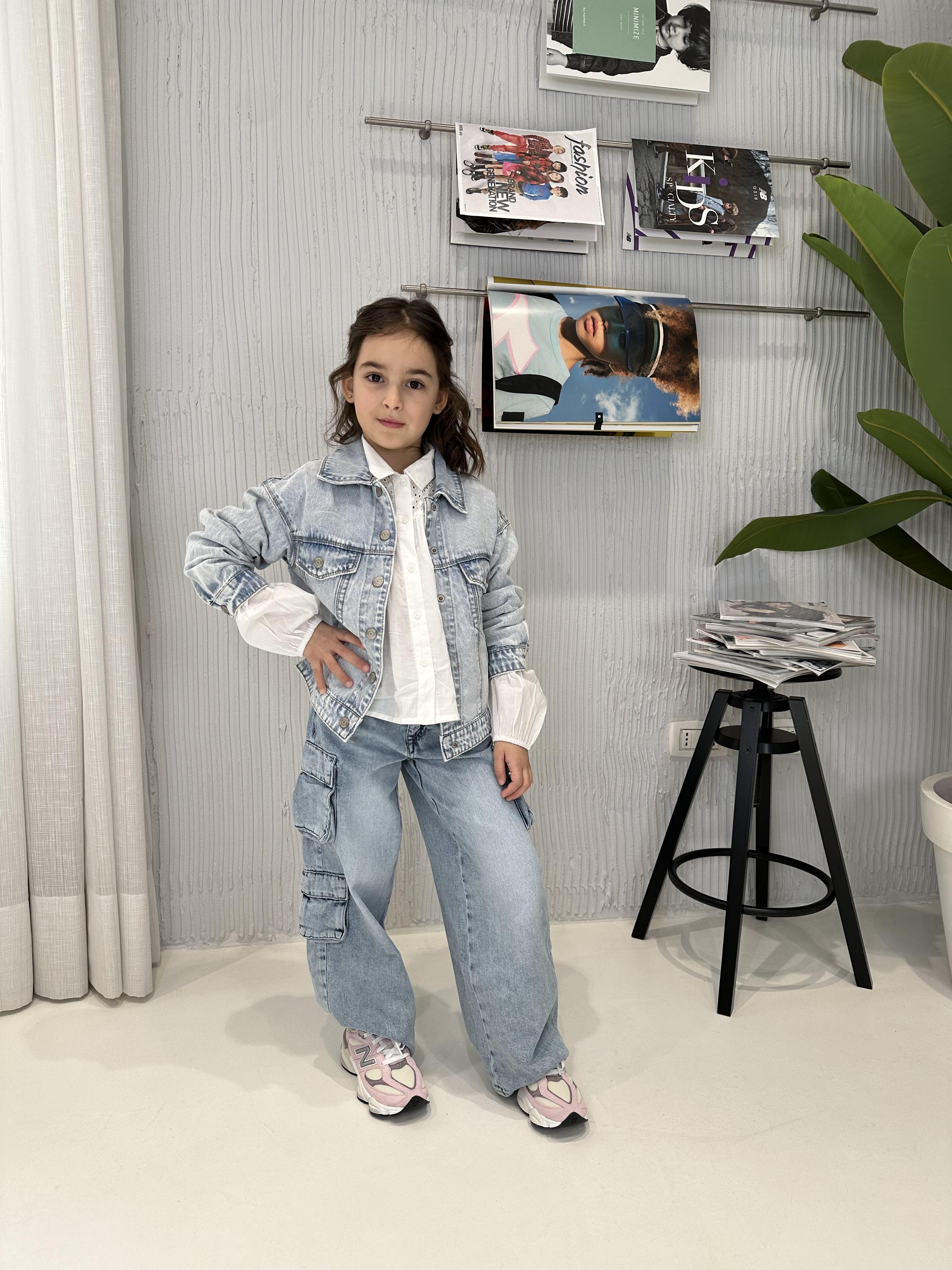 Name It jeans kids cargo lavaggio chiaro