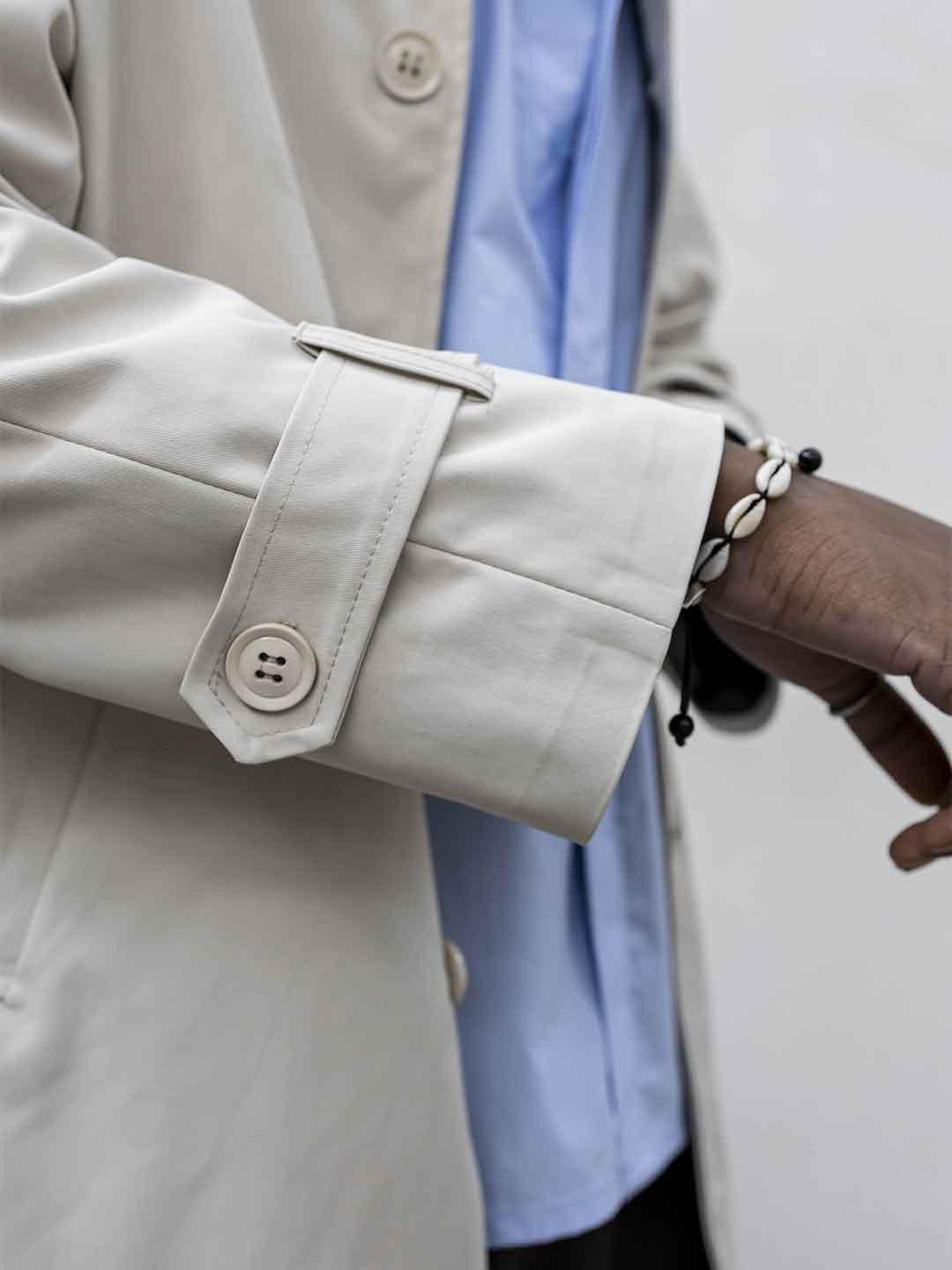 Present Day trench beige lungo