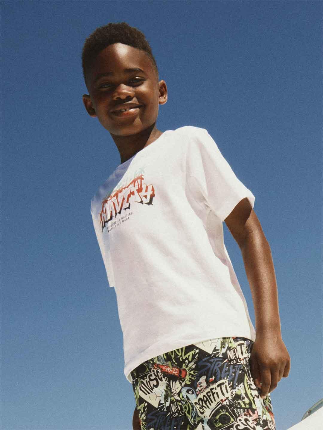 Name It t-shirt kids bianco Gravity