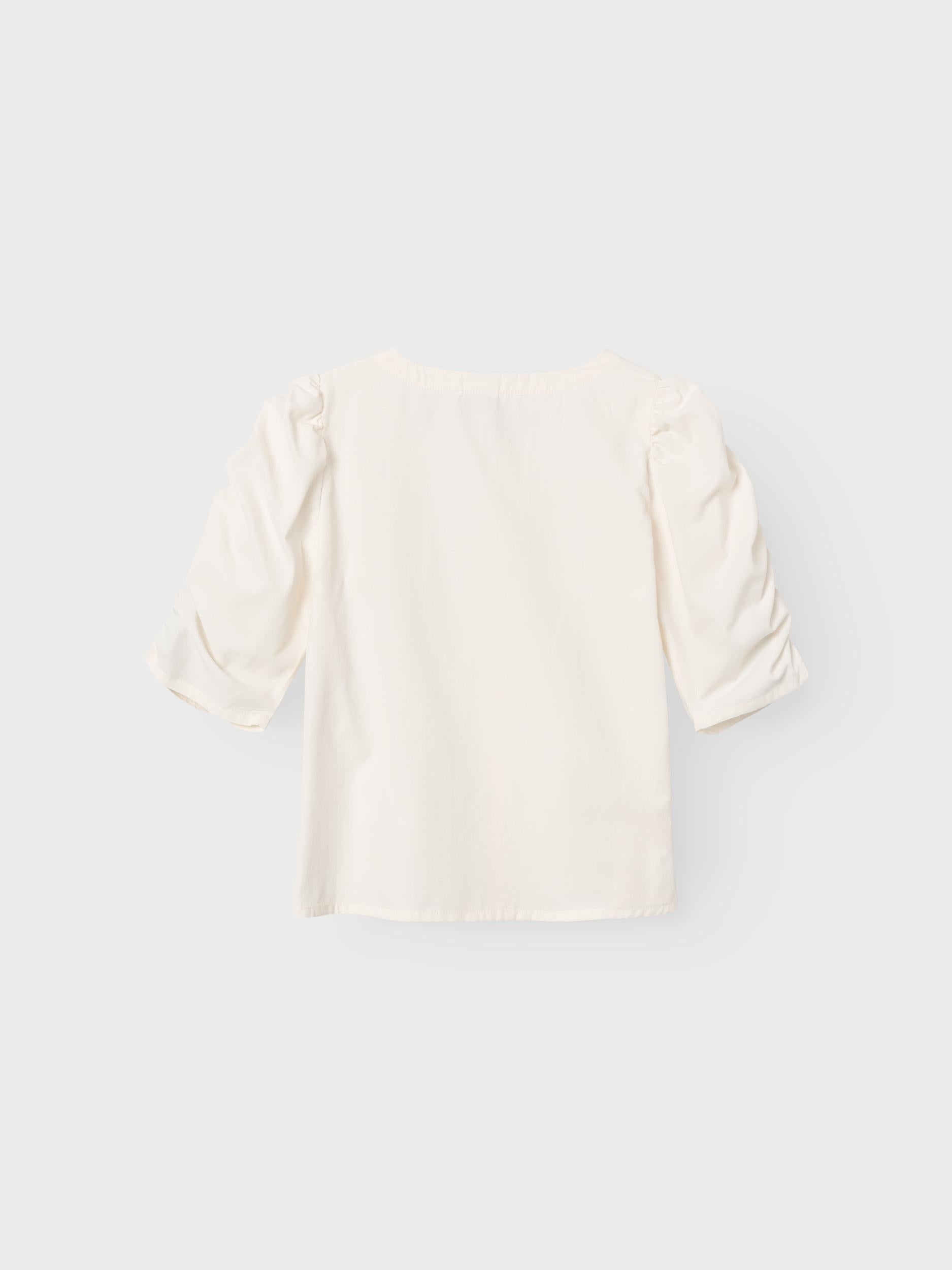 Name It camicia kids panna con spalle a palloncino