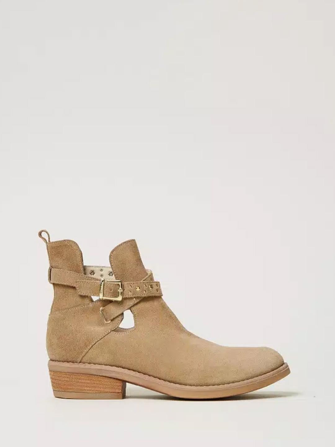 Twinset stivali kids beige camperos