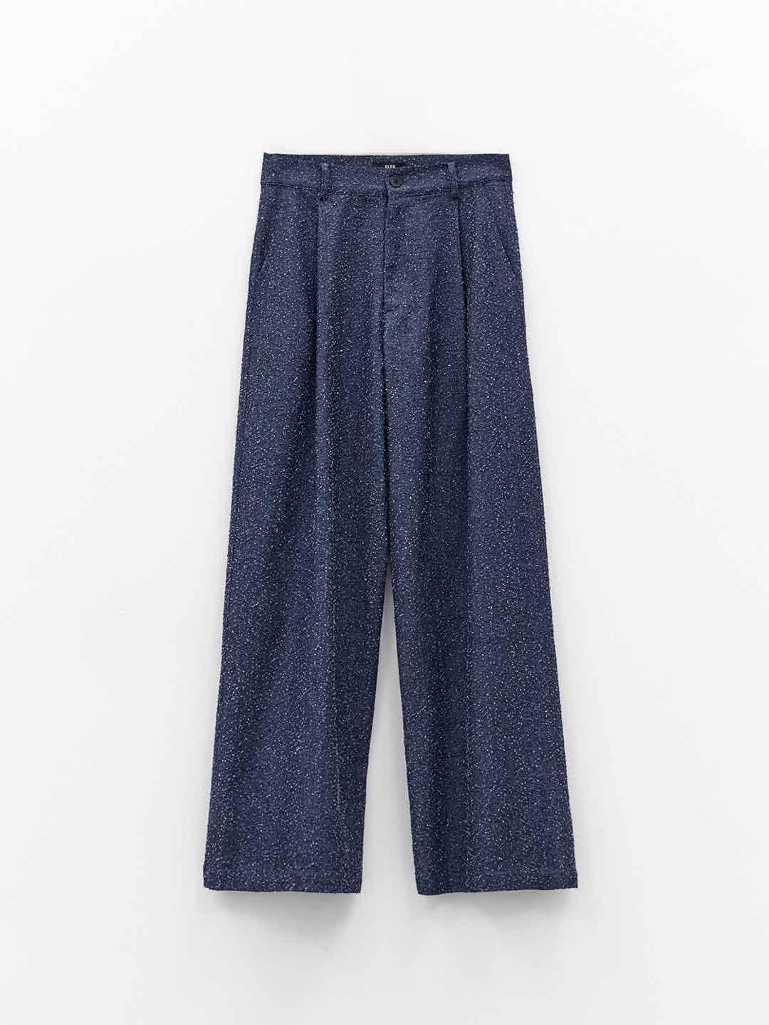 Eleh jeans blu a palazzo