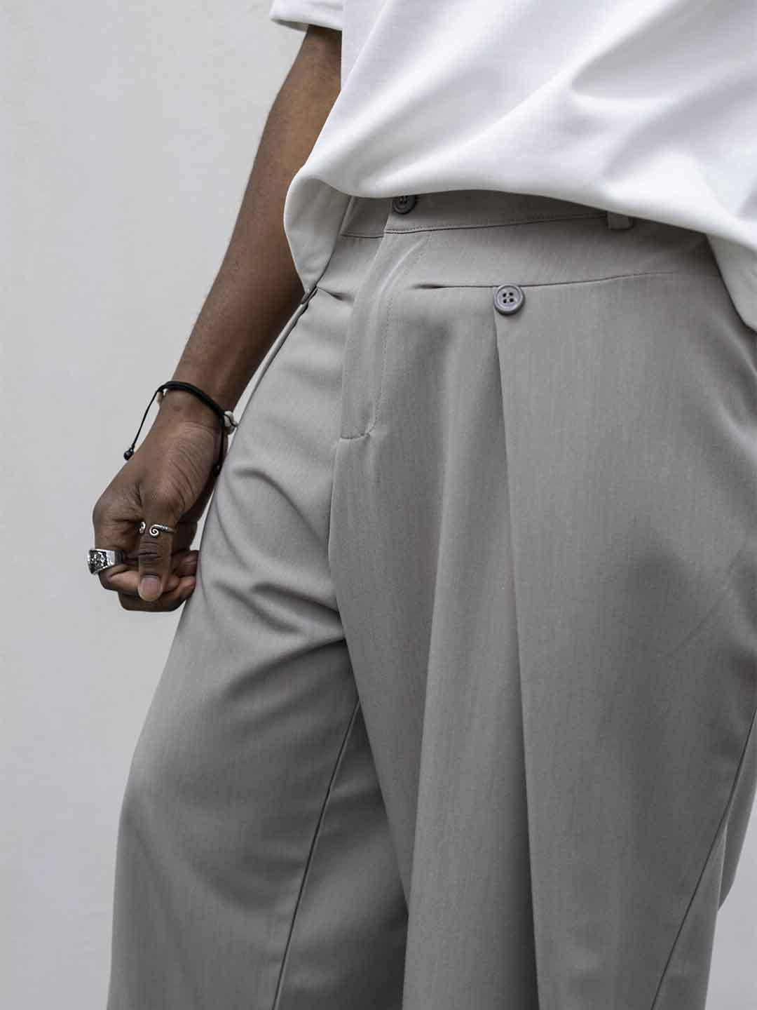 Tokyo pantalone beige con bottoni