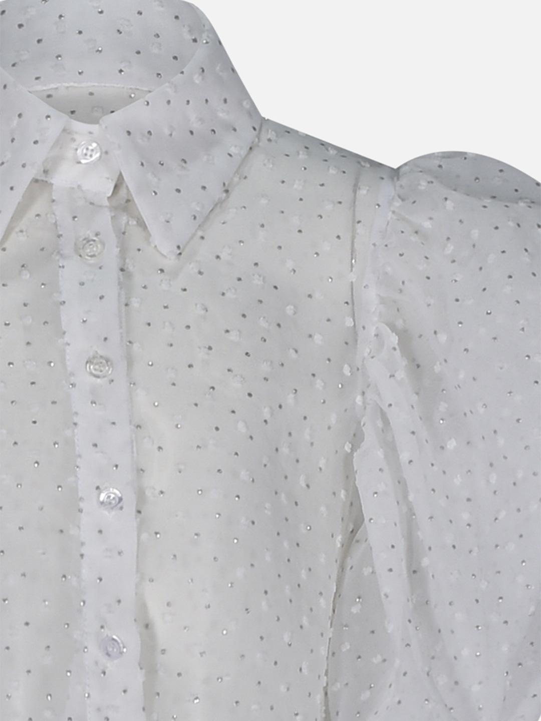 Marc Ellis camicia kids bianco crop