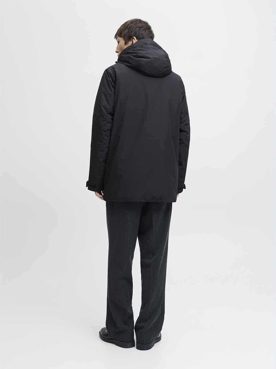 Jack & Jones parka giubbino nero