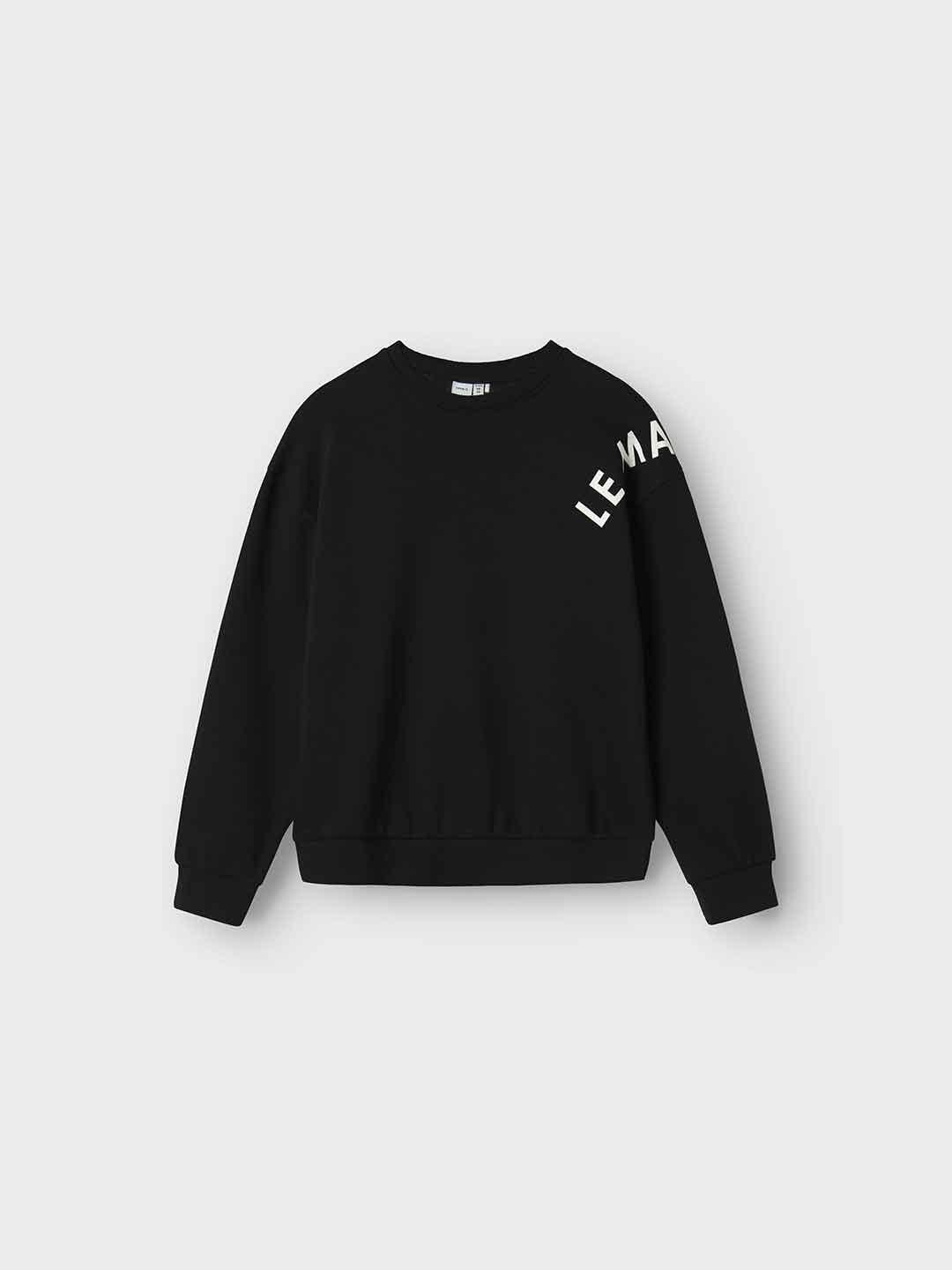Name It felpa kids nero con grafica