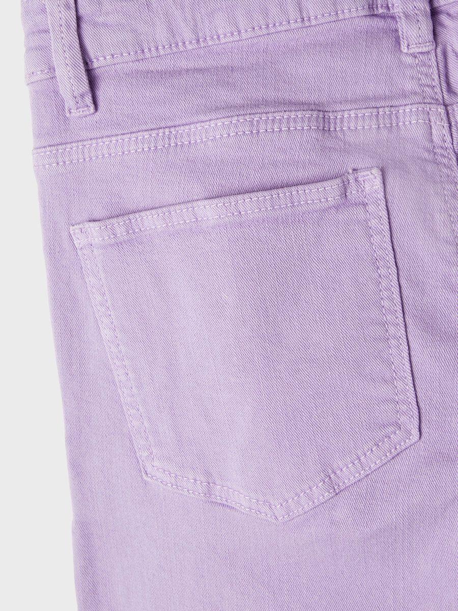 Name It kids pantaloni lilla vestibilità ampia