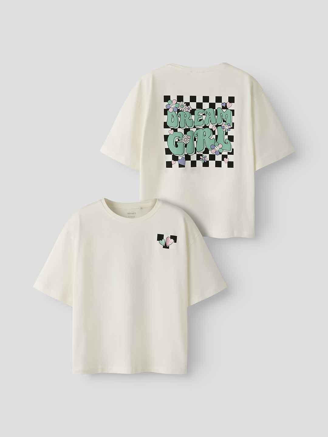 Name It t-shirt kids bianco dream girl