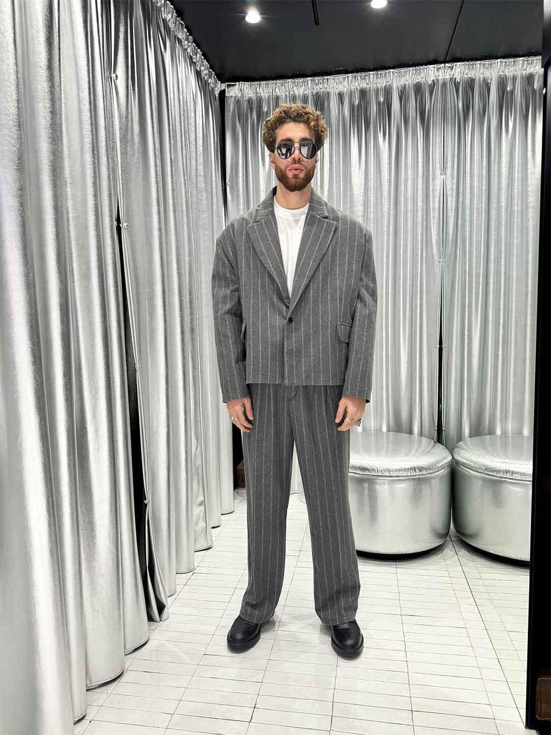 All Or Nothing coordinato grigio