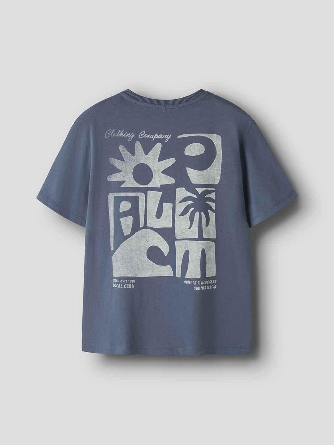 Name It t-shirt kids blu con stampa