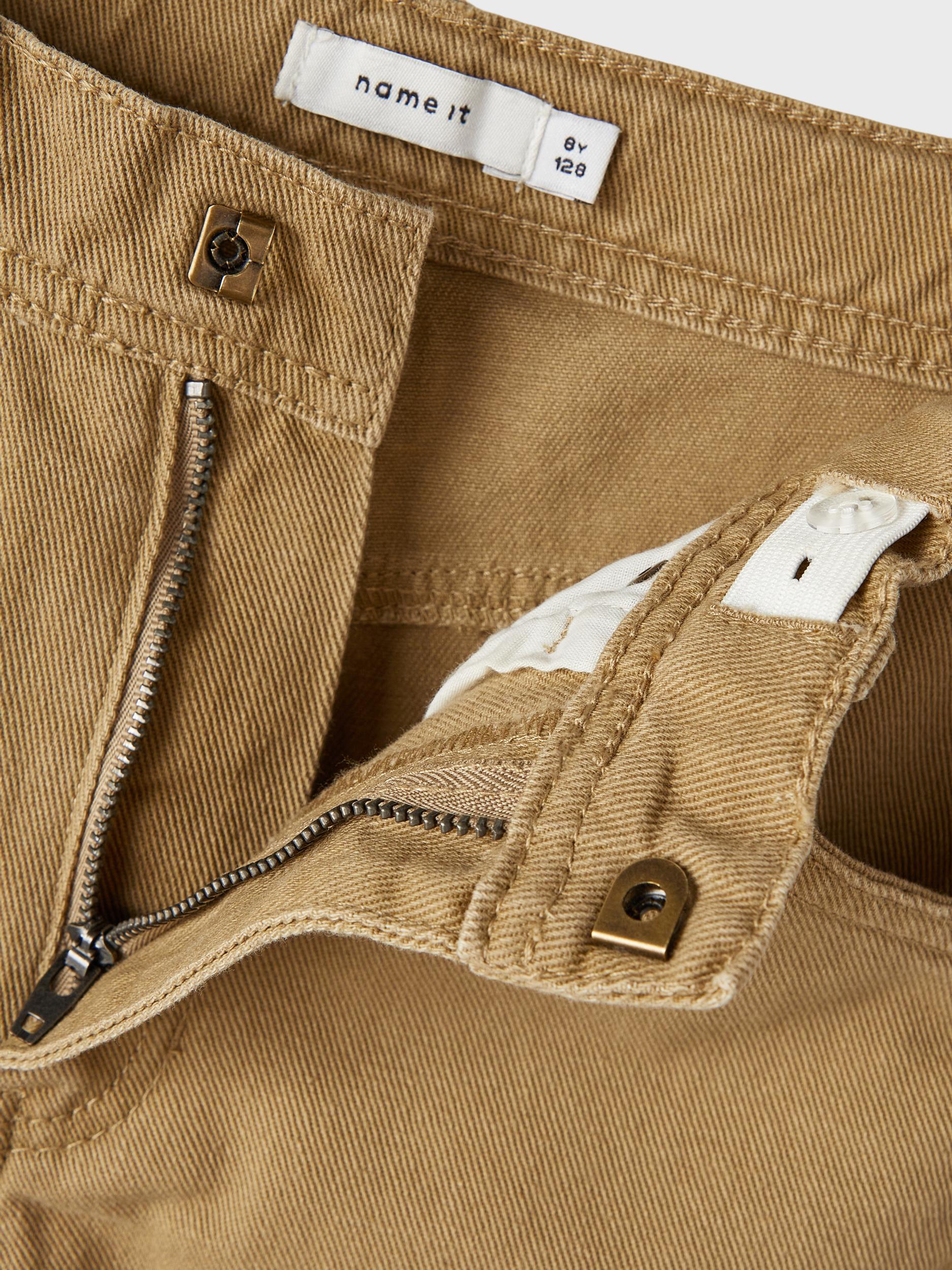 Name It pantalone kids beige con taglio diritto