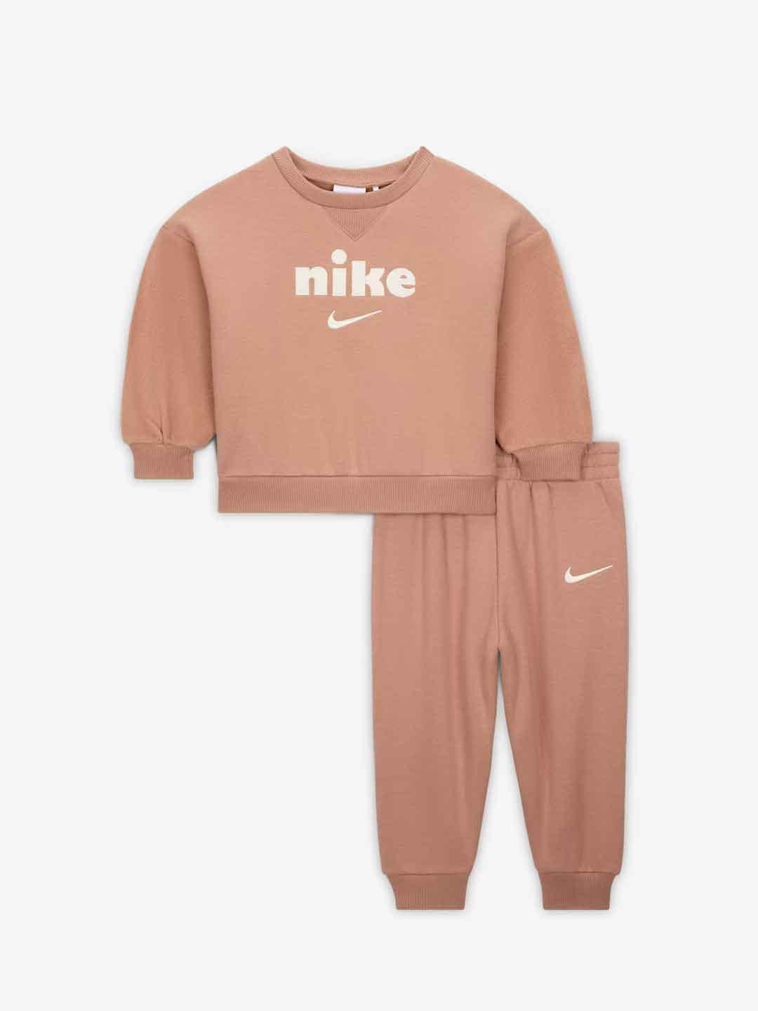 Nike coordinato kids beige