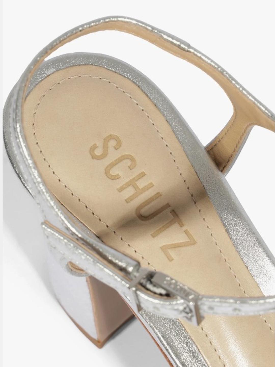 Schutz Keefa Sandal sandali argento