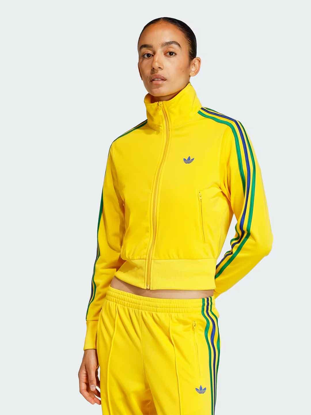 Adidas Firebird felpa giallo
