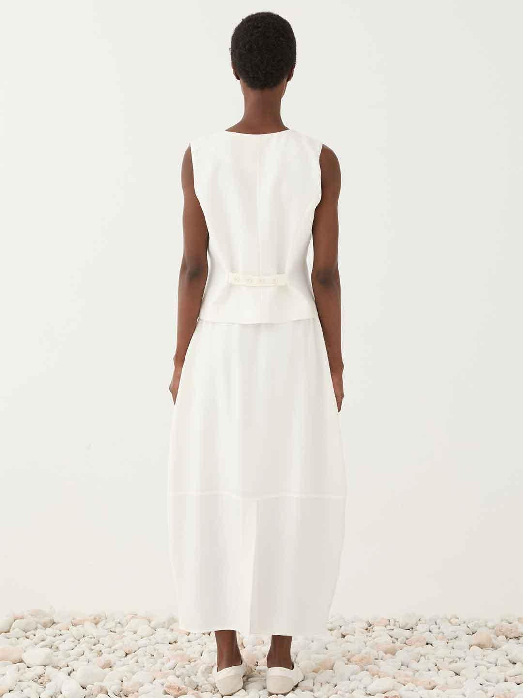 Eleh gilet bianco