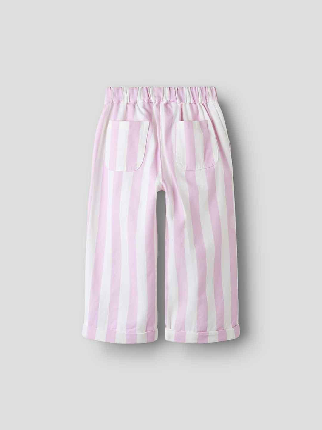 Name It pantaloni kids rosa a righe