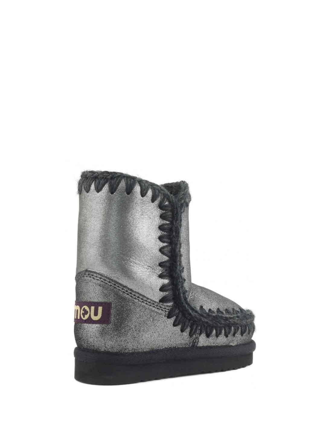 Mou Eskimo stivali kids nero laminato