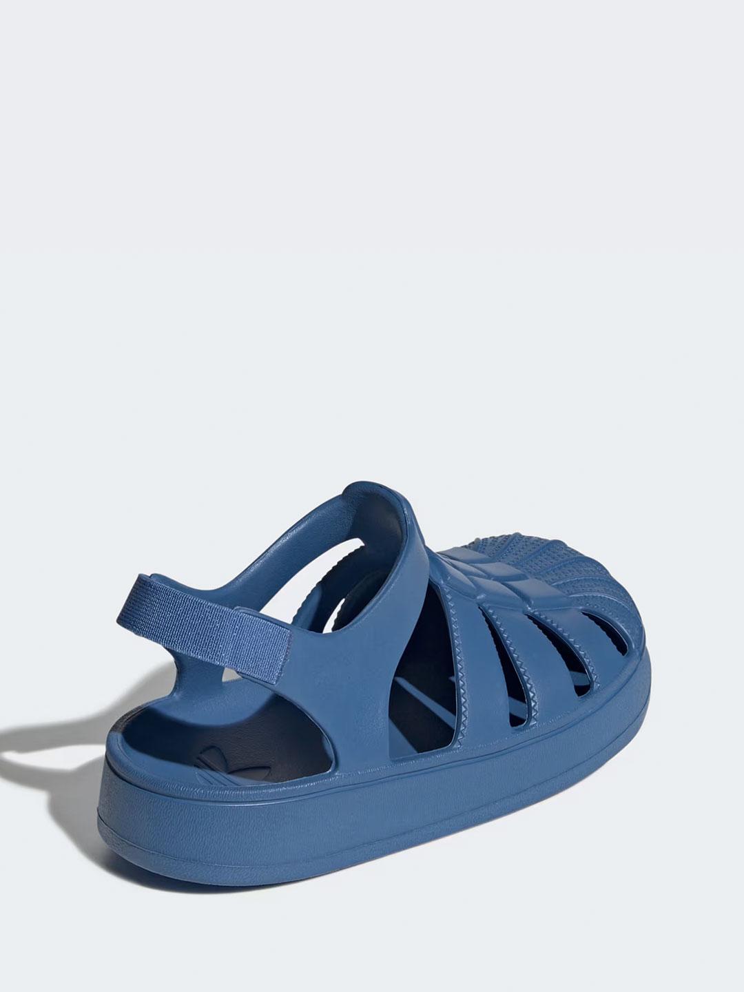 Adidas Superstar sandalo kids blu