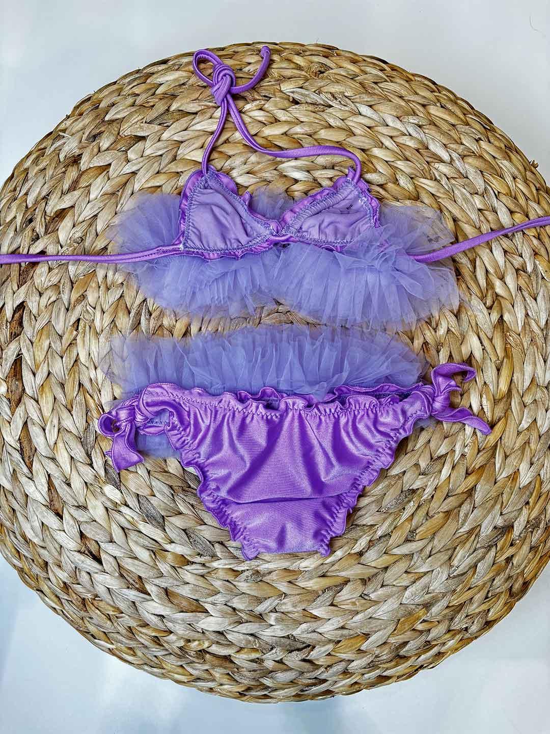 Island Coco costume kids viola triangolo