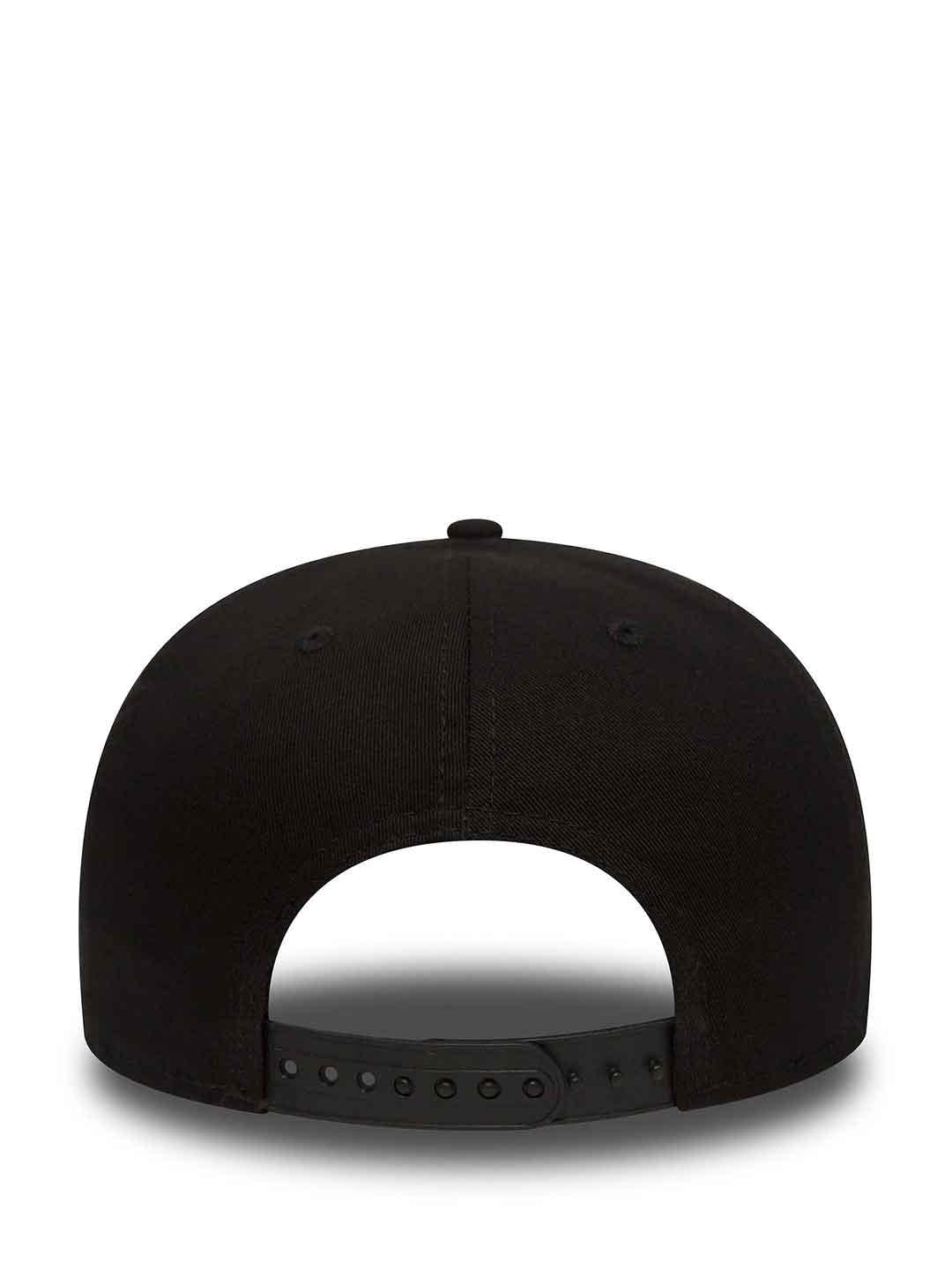 New Era 9Fifty cappello nero con visiera piatta