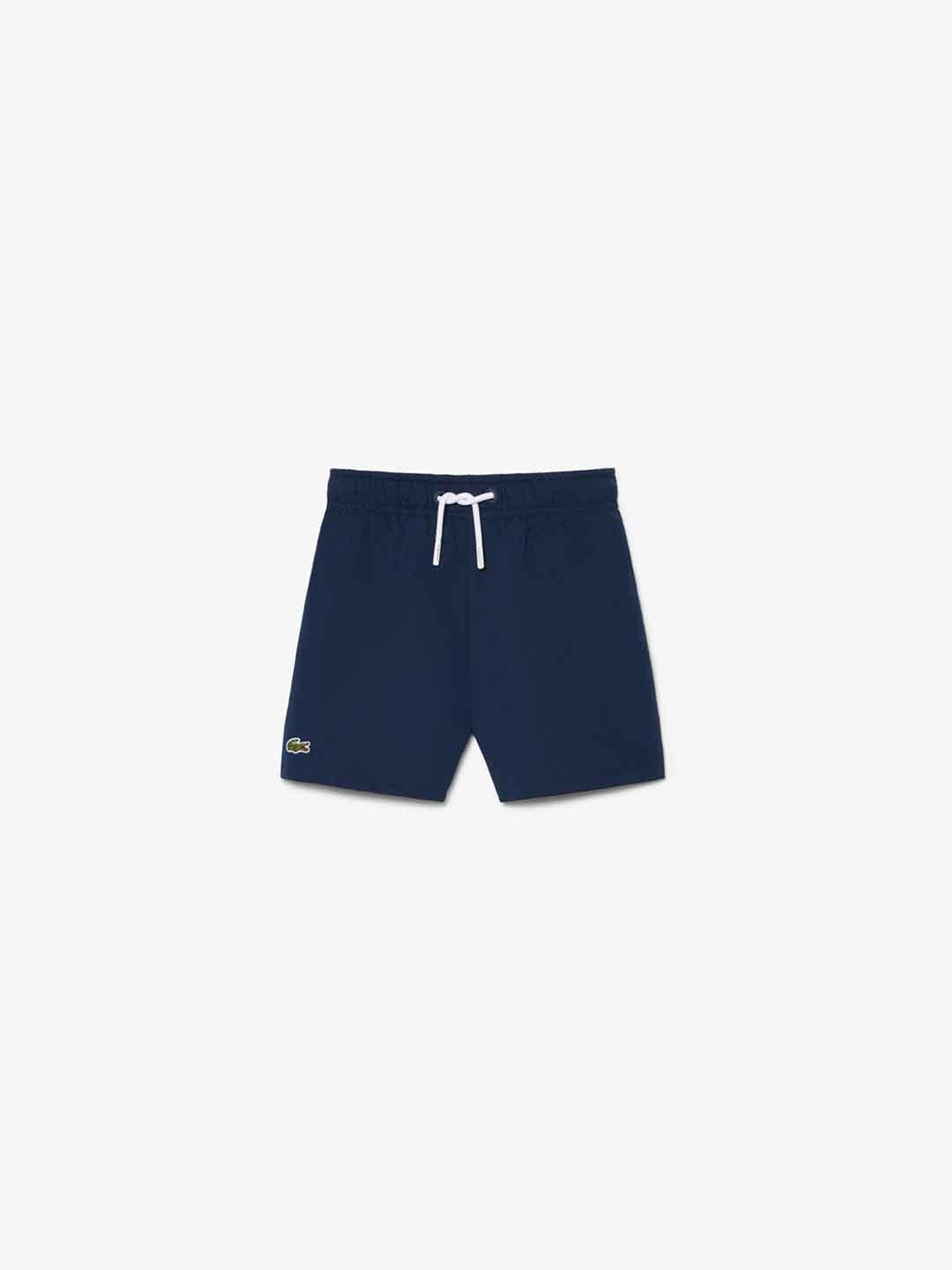 Lacoste costume kids blu con logo