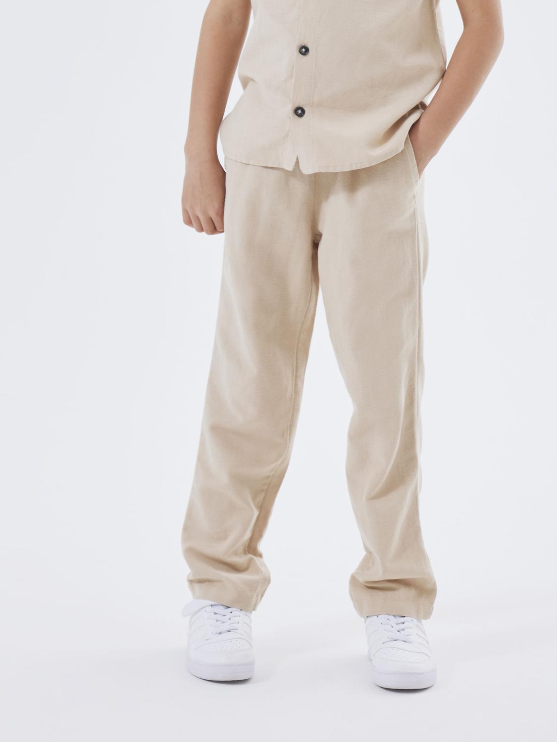 Name It pantaloni kids beige basic