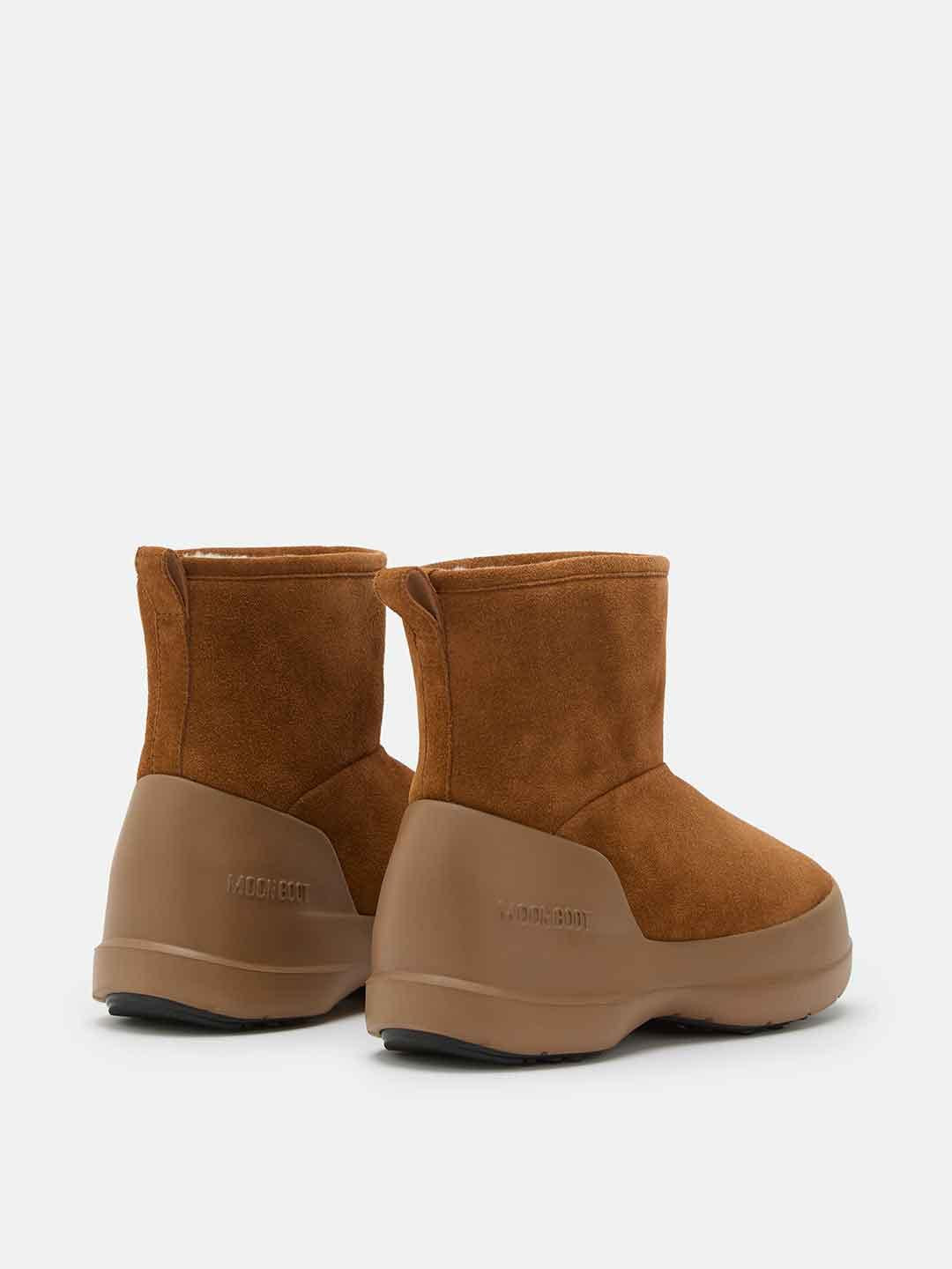 Moon Boot Mezzaluna Mid stivale cuoio