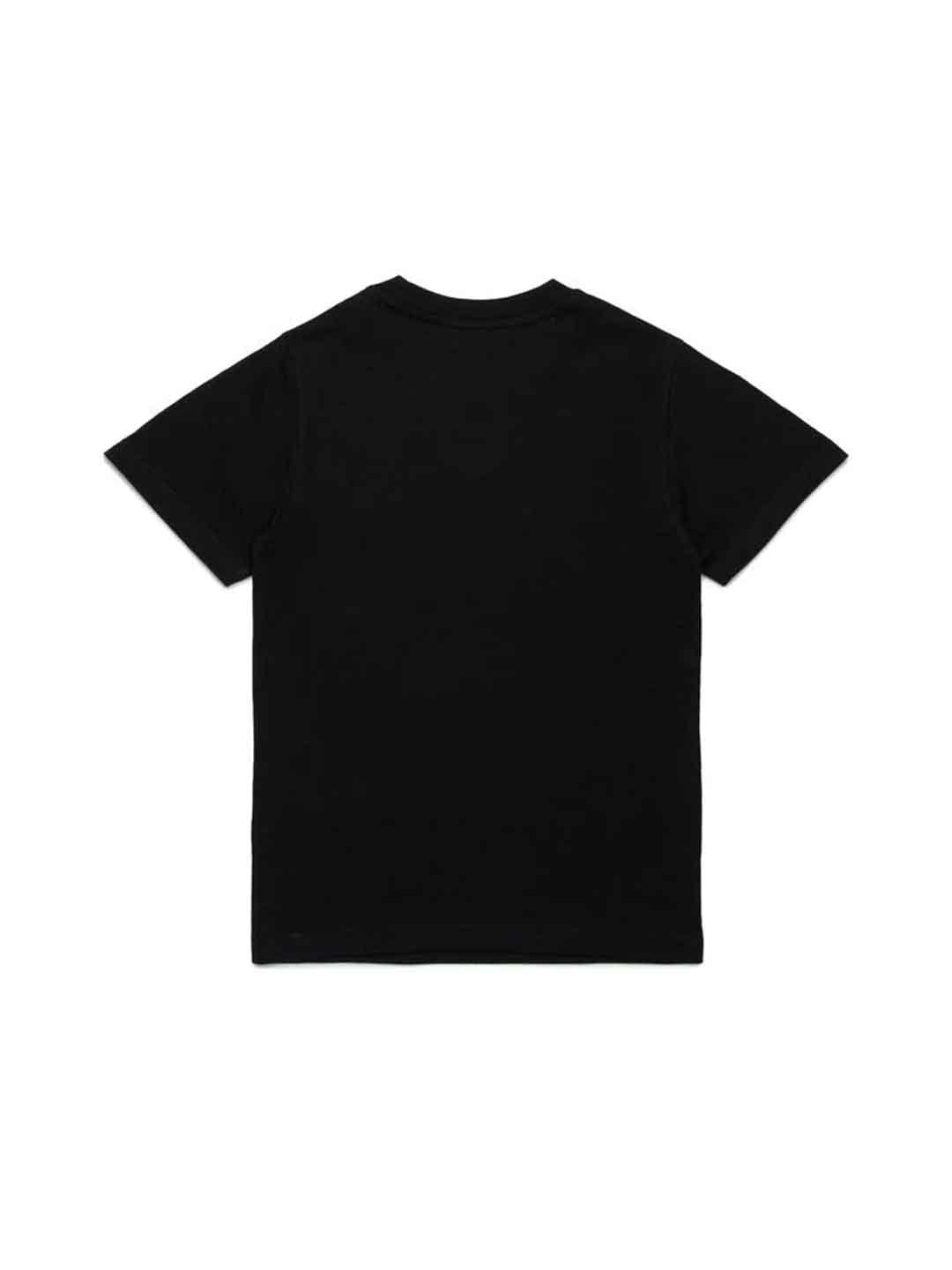 Diesel Tx Diego t-shirt kids nero con patch